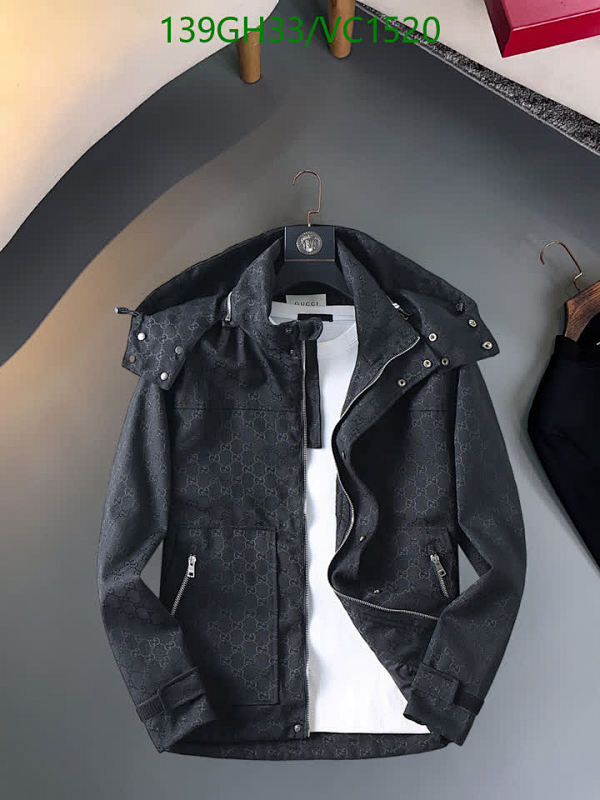 Gucci Men's GG Monogram Hooded Jacket - Stylish & Versatile Outerwear