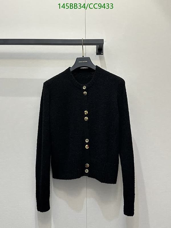 Louis Vuitton Women's Black Wool Cardigan - Size S/M/L