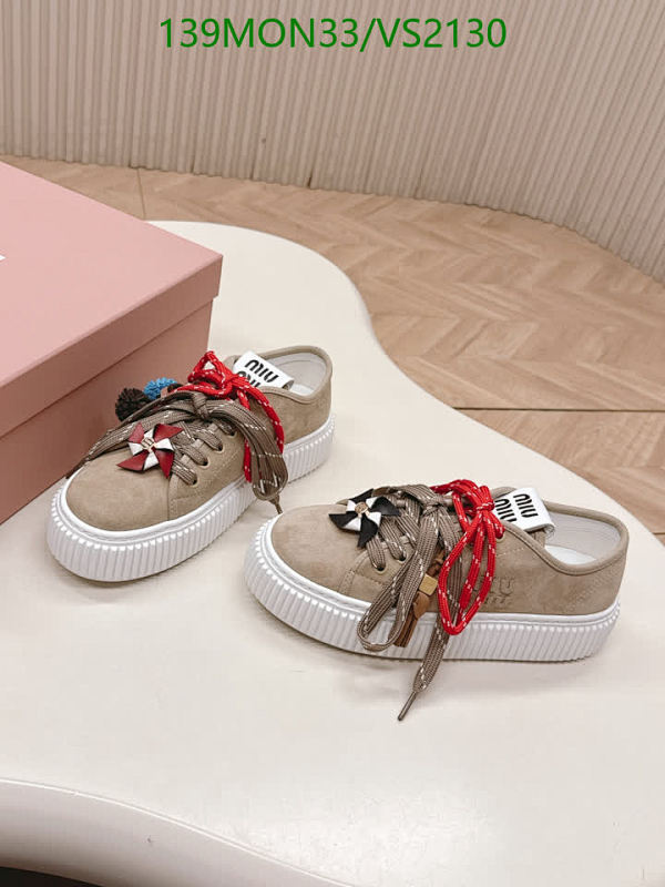 Miu Miu Women's Sheepskin Platform Sneakers with Decorative Laces 16 Miu Miu Women's Sheepskin Platform Sneakers with Decorative Laces