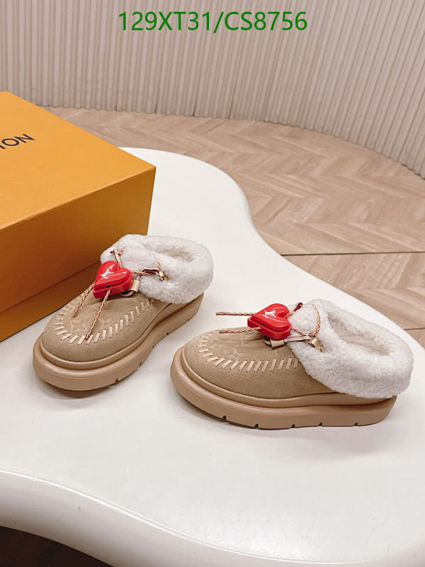 Louis Vuitton Women's Shearling-Lined Wool Mules - Cozy & Chic Footwear