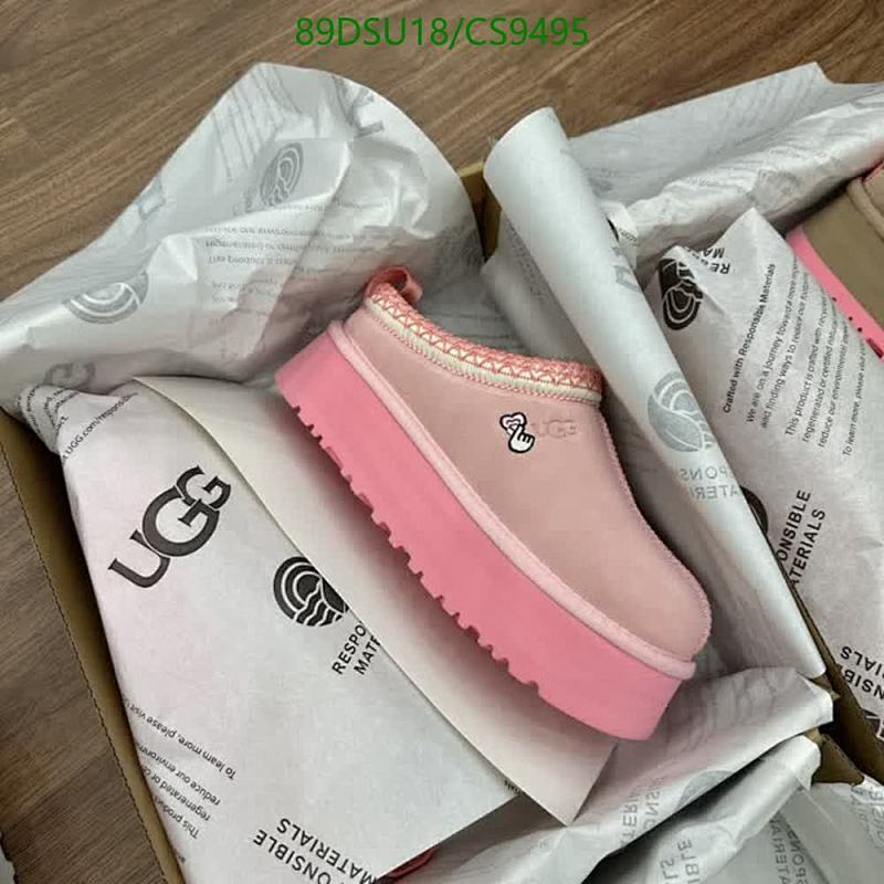 UGG Women's Pink Wool Slip-On Shoes EU 35-40