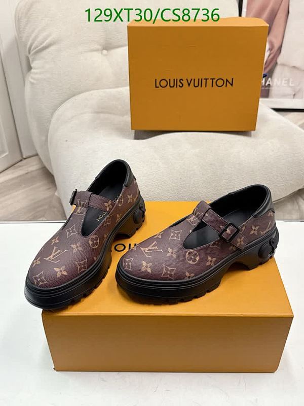 Louis Vuitton Women's Mary Jane Shoes - LV Monogram Leather