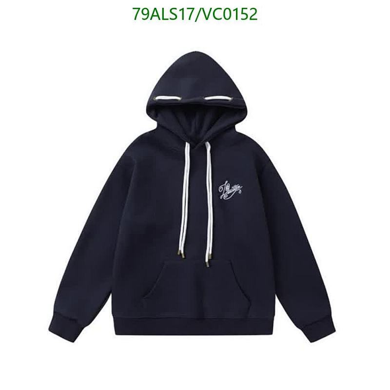 Louis Vuitton Kids Navy Cotton Hoodie with Signature Logo