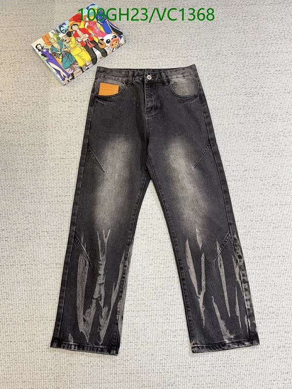 Stylish Men's Distressed Denim Jeans - Washed Black Straight Leg Pants