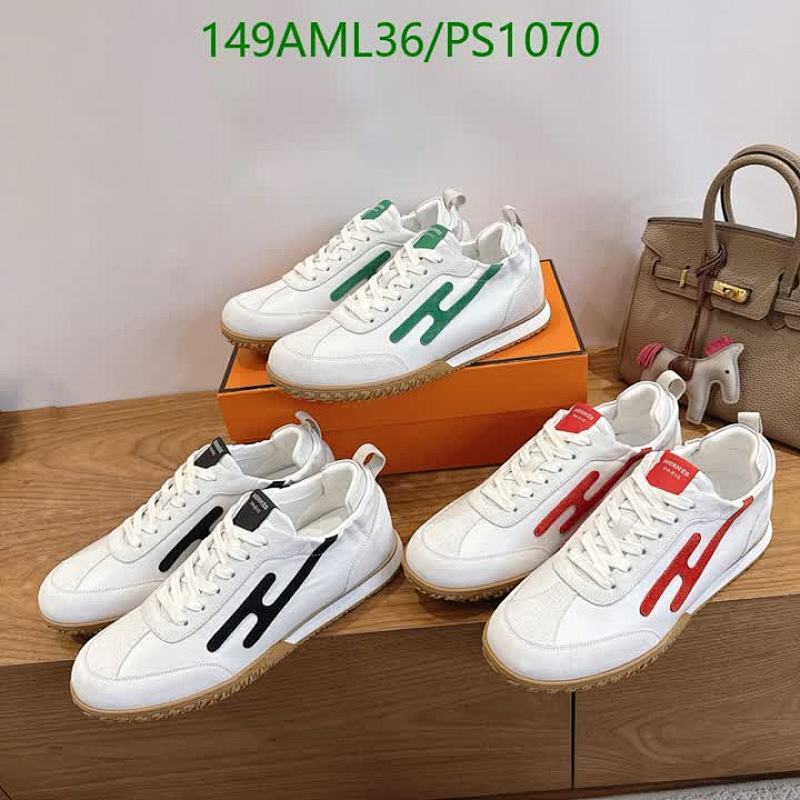 Hermes Unisex Genuine Leather Sneakers - Stylish & Comfortable Everyday Shoes
