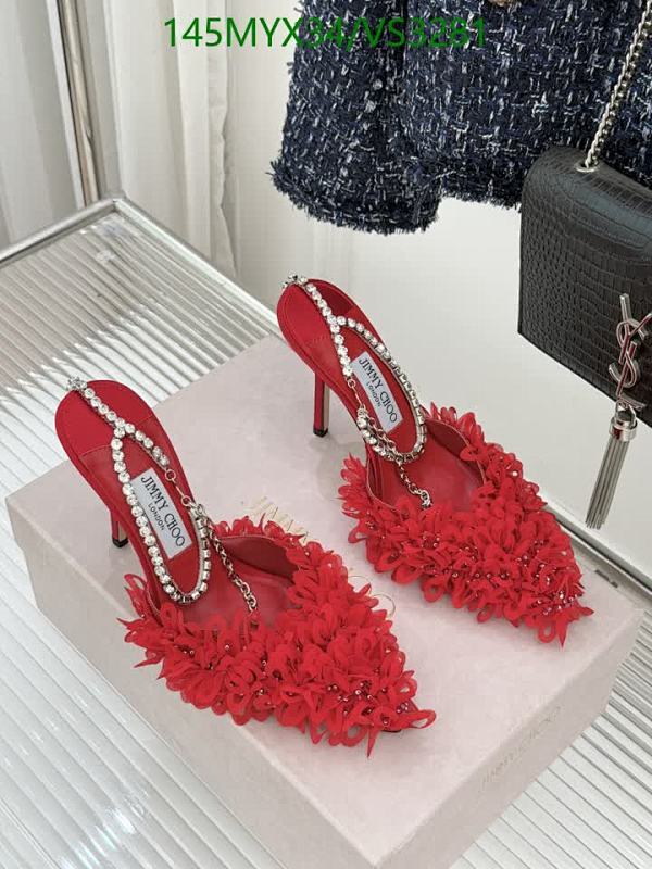 Products 23 Jimmy Choo Women's Red Floral Embellished Pointed-Toe Heels 10CM