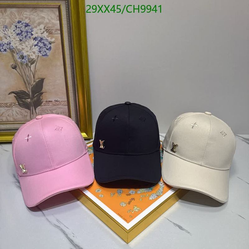 Louis Vuitton Baseball Cap - Pink, Black & Cream Monogram Styles