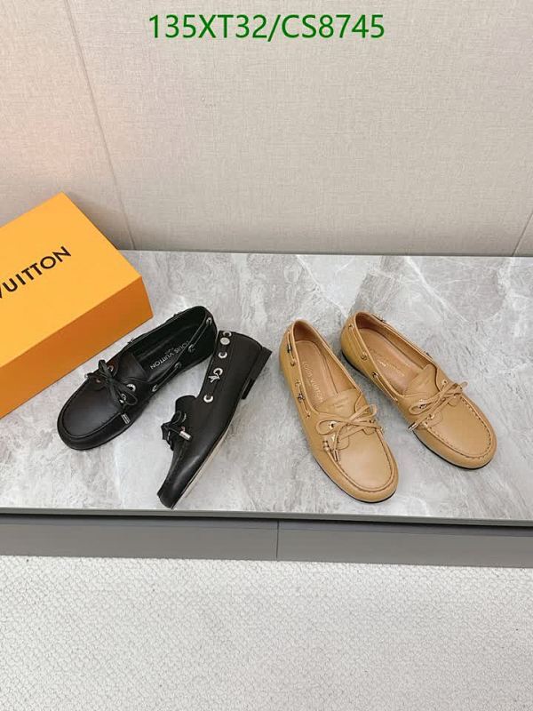 Louis Vuitton Women's Leather Boat Shoes - Classic Style