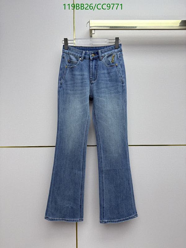 Yves Saint Laurent Women's Flared Denim Jeans