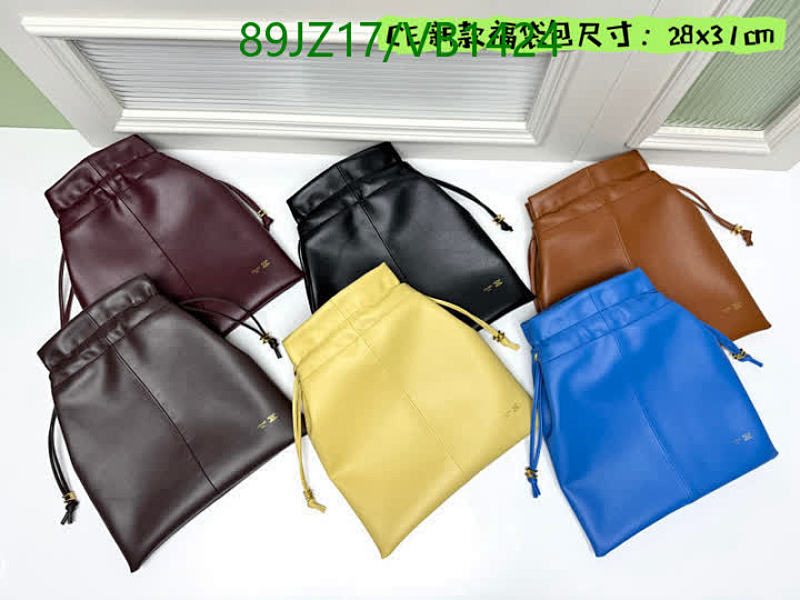 Celine Luxury Drawstring Bucket Bag in Genuine Leather - Versatile & Stylish