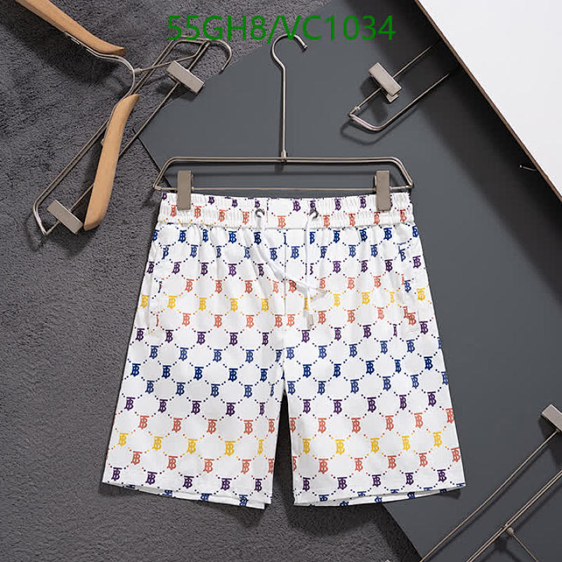 Burberryberry Beach Shorts for Men - Stylish All-Over Monogram Print