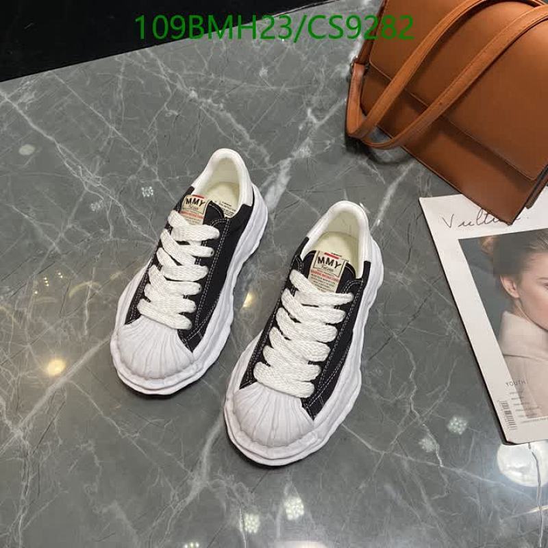 Mihara Canvas and Sheepskin Low-Top Sneakers for Women