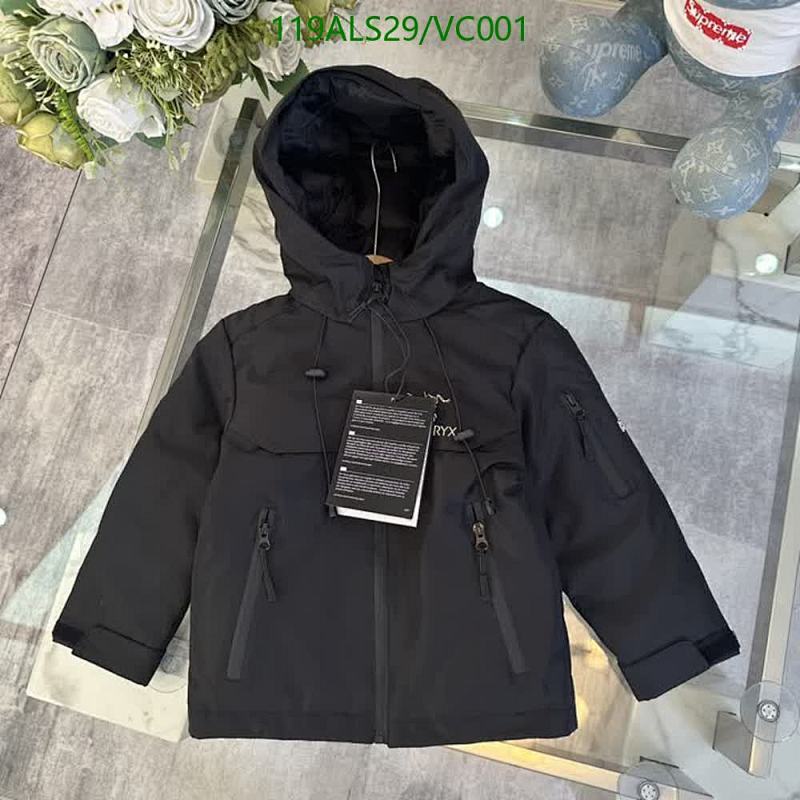 Arcteryx Kids Black Down Jacket - Warm and Durable Outerwear