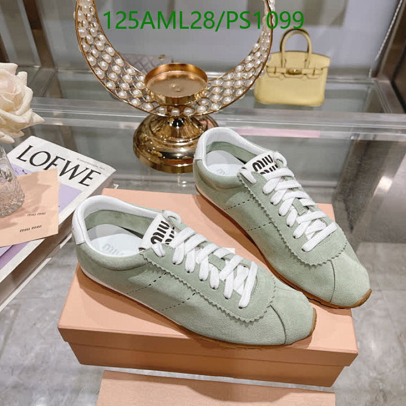 Miu Miu Women's Suede Lace-Up Sneakers - Sage Green