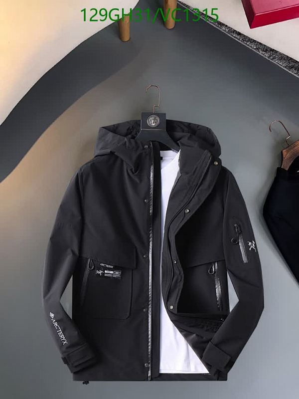 Arcteryx Men's Lightweight Waterproof Hooded Jacket - Versatile Outdoor Wear