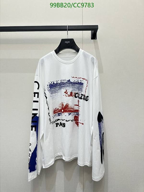 Celinee Cotton Graphic Print Long Sleeve T-Shirt