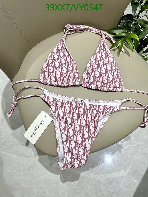 Christian Dior Women's Monogram Halter Bikini Swimsuit Set - Beachwear