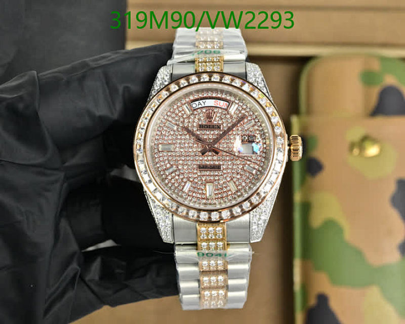 Rolex Day-Date 40MM Two-Tone Diamond-Encrusted Automatic Stainless Steel Watch