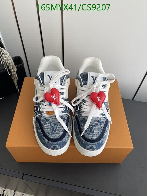 Louis Vuitton Denim Heart Embellished Low-Top Sneakers 7 Louis Vuitton Denim Heart Embellished Low-Top Sneakers