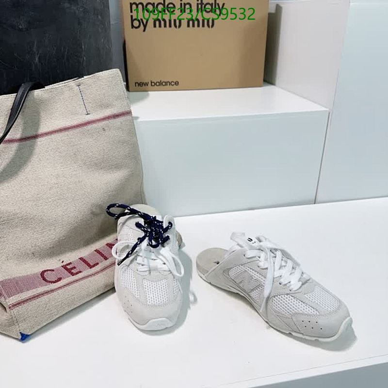 Miu Miu Women's White Mesh and Calfskin Mule Sneakers