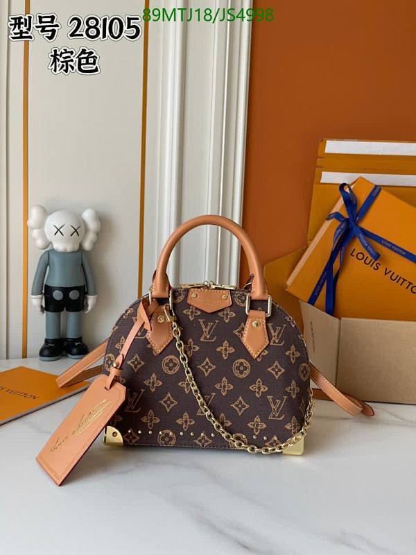 Louis Vuitton Alma BB Monogram Empreinte Leather Handbag - Elegant & Versatile