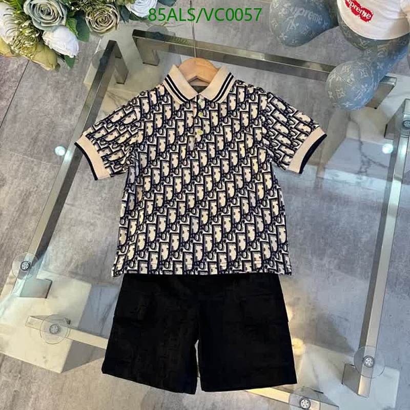 Dior Kids Cotton Polo Shirt and Shorts Set - Designer Children's Apparel
