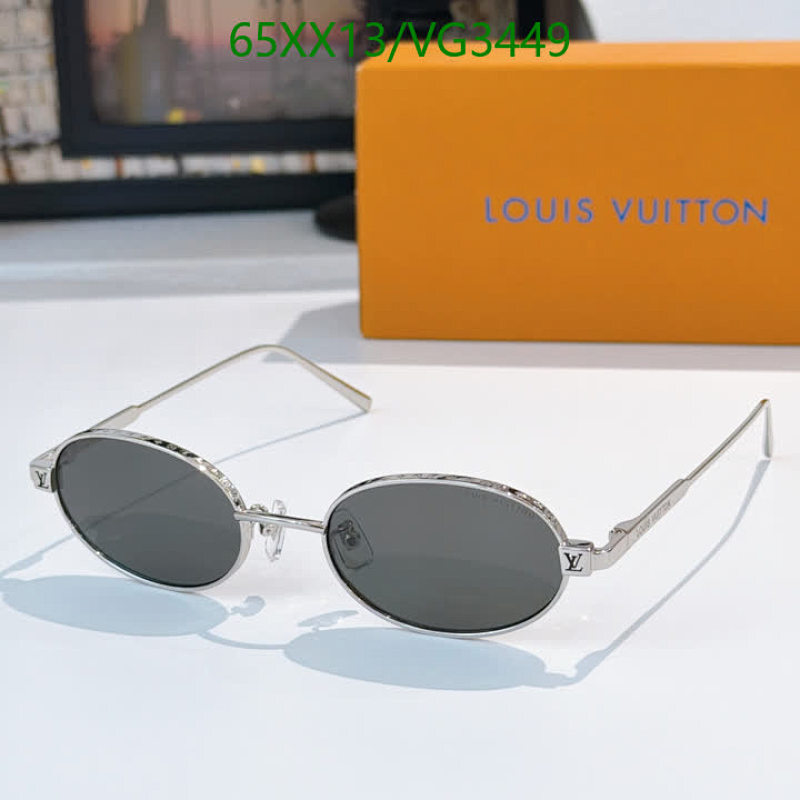 Louis Vuitton Oval Sunglasses - Stylish Silver Frame with Dark Lenses