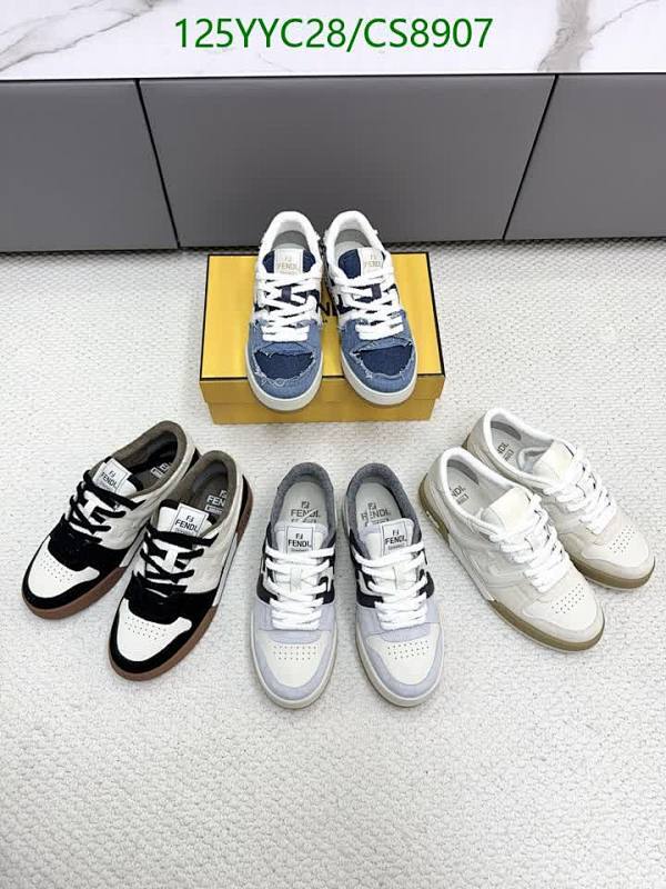 Fendi Men's Sneakers - Premium Cowhide Casual Shoes