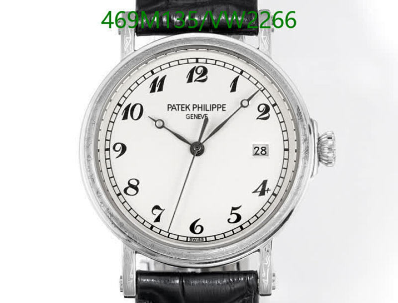 Patek Philippe Classic Automatic Watch - Stainless Steel & Leather Strap