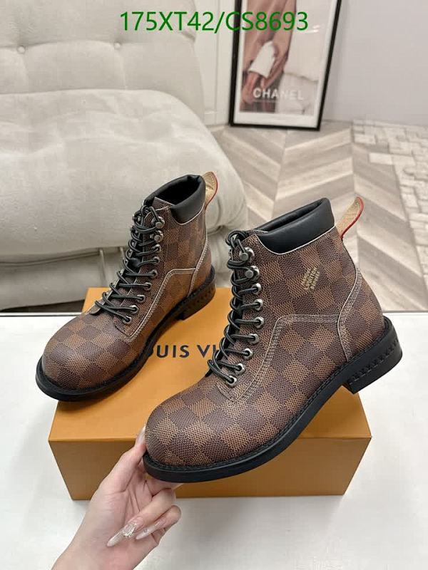 Louis Vuitton Monogram Canvas Lace-Up Boots