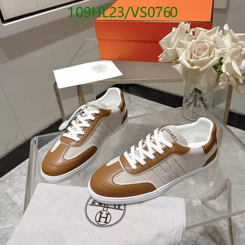 Hermes Women's Oran Sporty Sneakers - Luxurious Cowhide Leather & Canvas