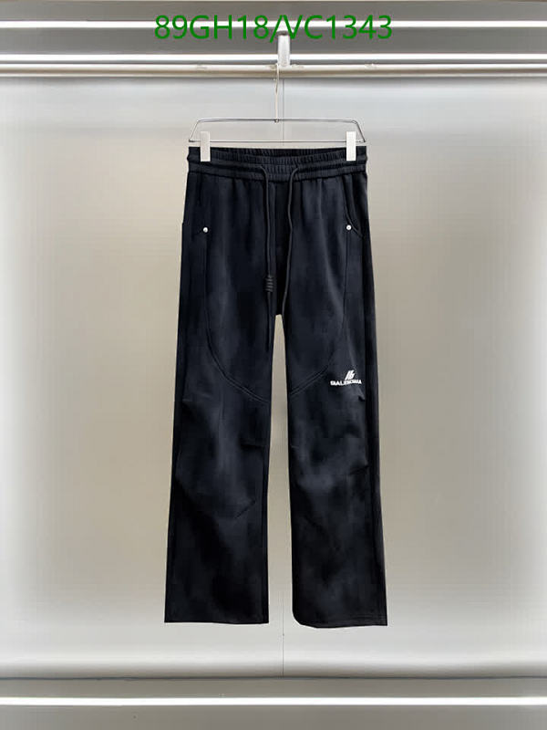 Balenciaga Men's Cotton Blend Logo Joggers - Comfortable Casual Track Pants