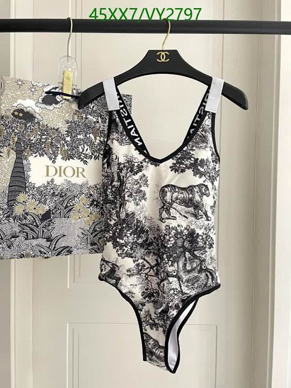Dior Jungle-Print One-Piece Swimsuit - Stylish & Comfortable Beachwear
