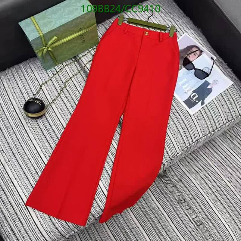 Gucci Women's Red Flared Trousers - Elegant & Chic