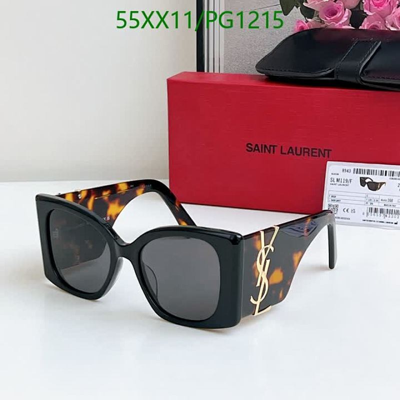 Yves Saint Laurent SLM119/F Sunglasses - Chic Square Frame with Tortoise Arms