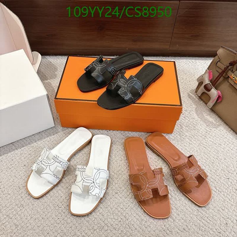 Hermès Women's Leather Slides - Comfortable & Stylish Sandals