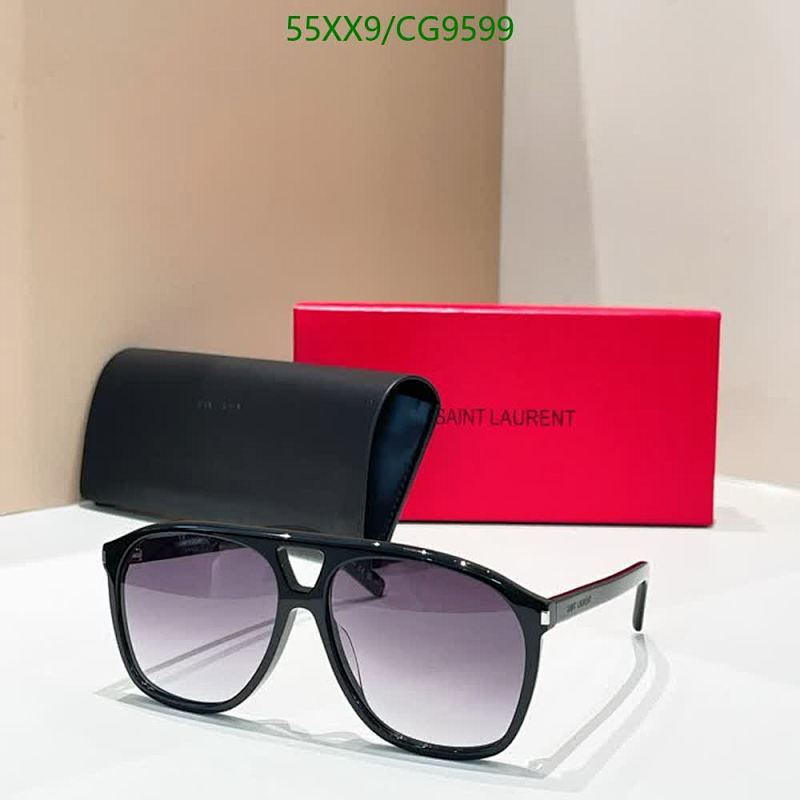 Yves Saint Laurent Aviator Sunglasses for Men & Women | Black Frame