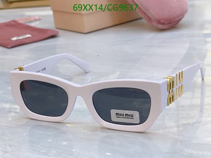 Miu Miu CG9637 Women's Stylish Cateye Sunglasses with 100% UV Protection
