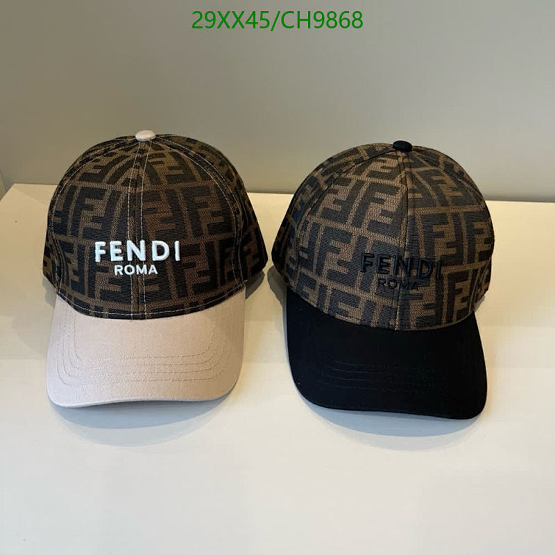 Fendi Roma Monogram Baseball Cap for Men & Women