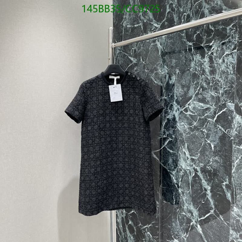 Dior Women's Short Sleeve Wool Dress