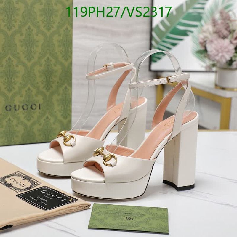 Gucci Women's Platform Block Heel Sandals with Horsebit Detail - 10.5CM Heel