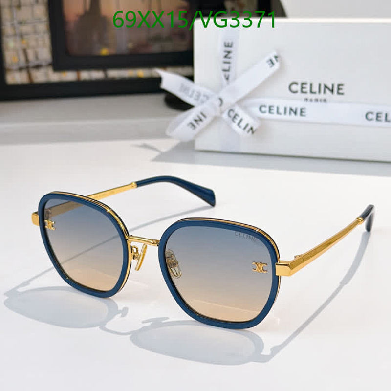 Celine VG3371 Gradient Lens Sunglasses - Stylish Eye Protection for All Seasons