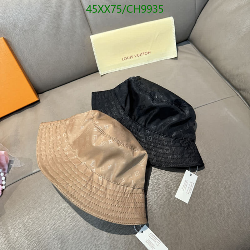 Louis Vuitton Monogram Bucket Hat - Black & Beige