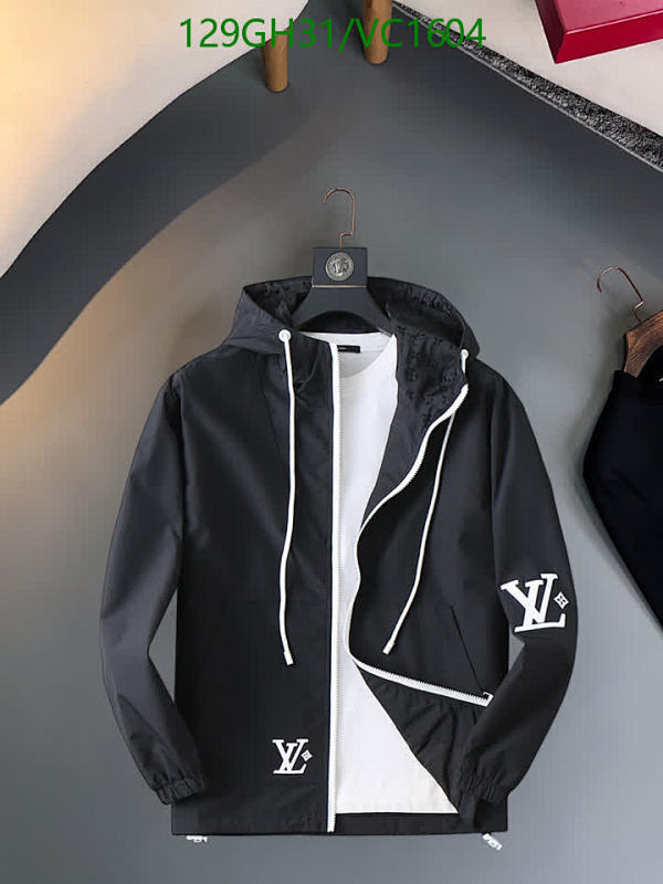 Louis Vuitton Men's Monogram Lightweight Windbreaker Jacket - Black