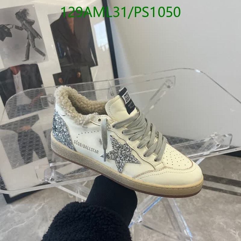 Golden Goose Men's White Glitter Star Sneakers - EU 35-45