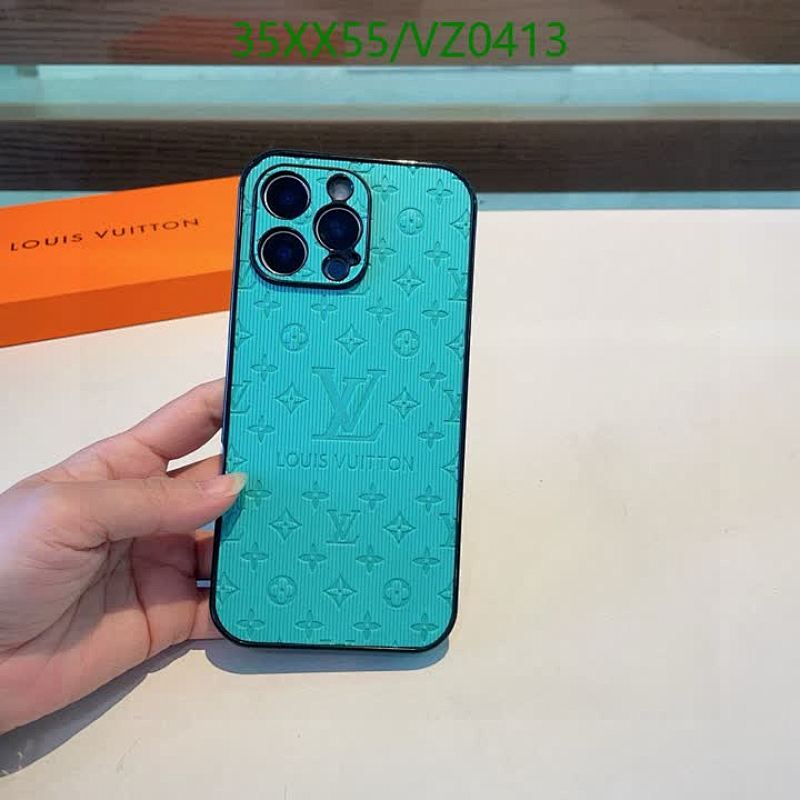 Louis Vuitton Monogram Embossed Phone Case for iPhone - Stylish & Protective