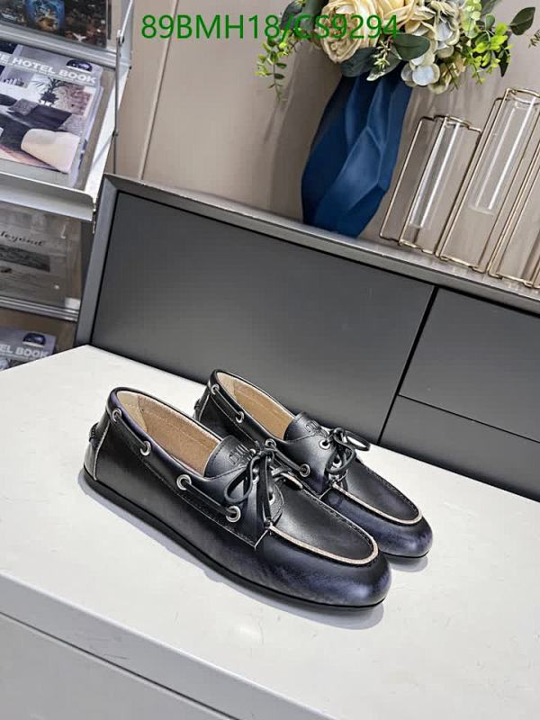 Miu Miu Women's Black Leather Boat Shoes - Size EU 35-41