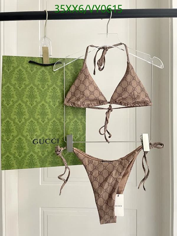 Gucci GG Monogram Triangle Bikini Set - Stylish Two-Piece Swimsuit for Women 6 Gucci GG Monogram Triangle Bikini Set - Stylish Two-Piece Swimsuit for Women