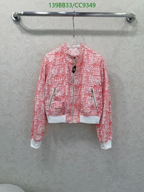 Louis Vuitton Women's Red Monogram Print Bomber Jacket