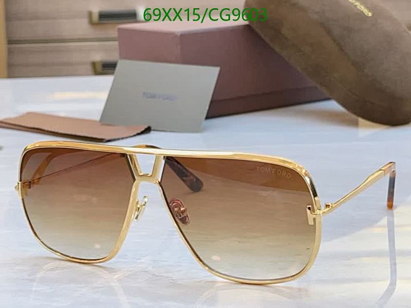 Tom Ford Aviator Sunglasses - Gold Frame, Gradient Brown Lenses (63-11-140)